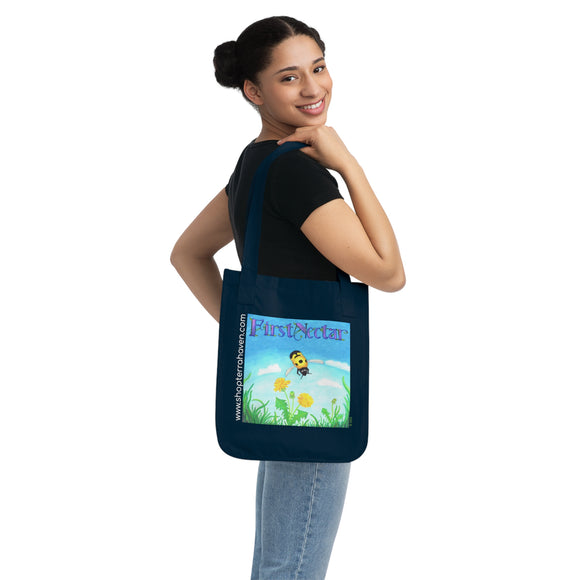 First Nectar Canvas Tote Bag Navy